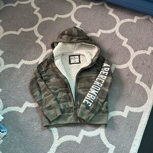 Abercrombie Kids sherpa hoodie